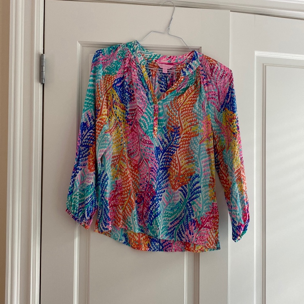 Lilly Pulitzer long sleeve blouse